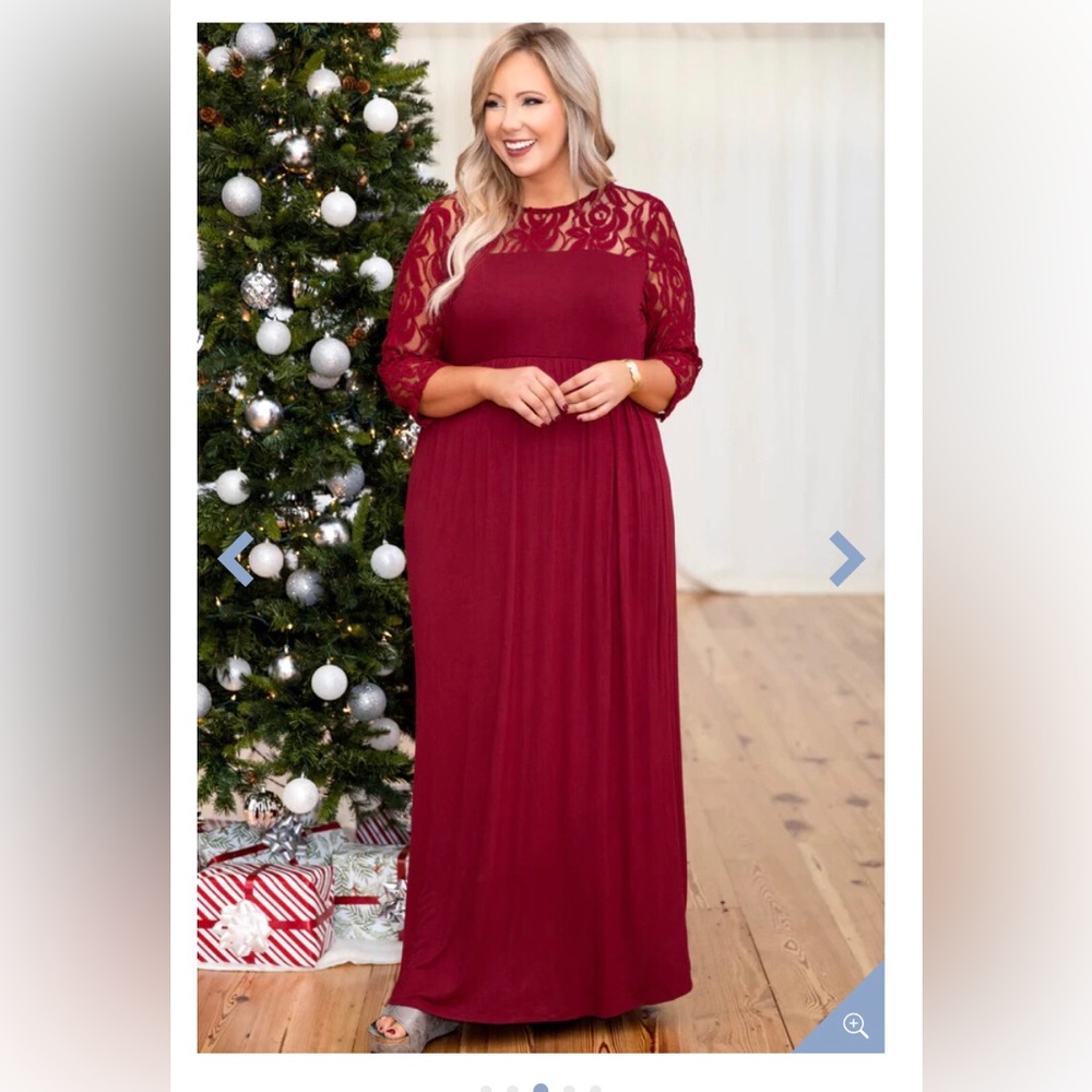 Looking Elegant Maxi Dress. Color: Burgundy.